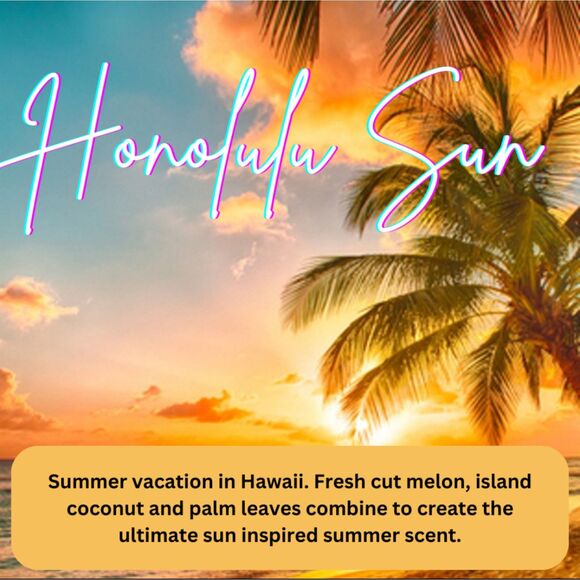 Chick Mug Candle 14oz Honolulu Sun Handmade Tropical Repurposed Ceramic Gift - Picture 2 of 2